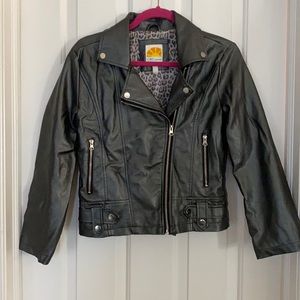 C&C California “pleather” motorcycle jacket